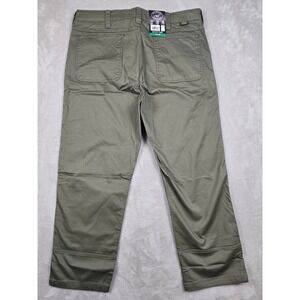 Colorado Clothing Utility Pants Mens 38x29 Fit 38x27 Green Stretch Twill *Read